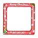 Amosfun Christmas Inflatable Selfie Frame Picture Selfie Frame Funny Photo Booth Props Blow Up Party Props for Birthday Wedding Bridal Shower (27.95 x 27.95 Inch)