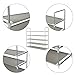 Blissun 5 Tier Shoe Rack Nonwoven Fabric Shoe Storage Organizer Cabinet Tower,Grey,BLIS-A02