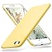 KUMEEK iPhone 6s Case, iPhone 6 Case, Liquid Silicone Rubber with Soft Microfiber Cloth Cushion Protective Case Thin Slim for iPhone 6s / iPhone 6 - Yellow