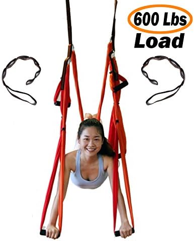 MDPQT Yoga Trapeze Yoga Swing Blue Patchwork