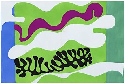 Bruce McGaw Graphics Lagoon 1947, Henri Matisse, Wall Art Print Poster, Paper Size 14" x 11" Image Size 12" x 8" (3071)