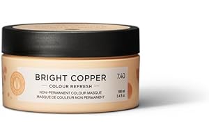 Maria Nila Colour Refresh, Bright Copper 100 ml, Copper Hair Mask, Semi-Permanent Pigments, 100% Vegan & Sulfate/Paraben free