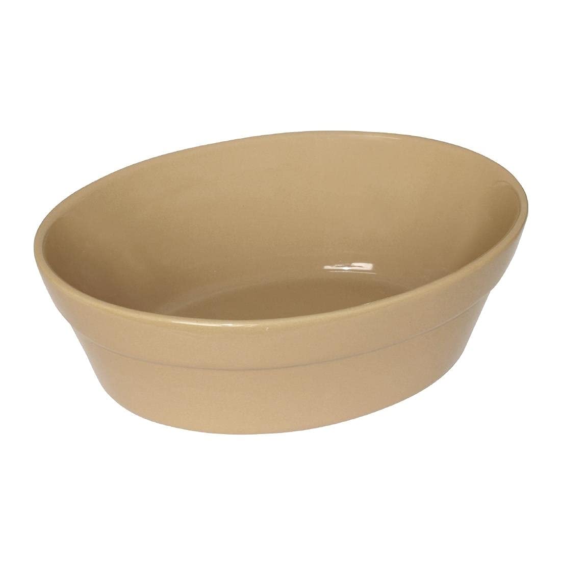 Olympia Stoneware Oval Mini Oven Bowls Set 145 x 104mm (6 Pack of 6) - Small Pie Dish, Serving Bowls C104