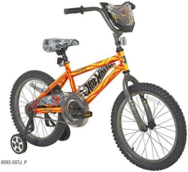 orange hot wheels bike