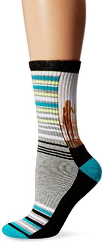 KurB Women's Sunset Surf Sport Crew Sock