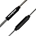 Symphonized XTC 2.0 Premium Genuine Wood In-ear Noise-isolating Headphones|Earbuds|Earphones with Innovative Shield Technology Cable and Mic (Gunmetal)