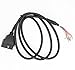 Adduswin C0027 OBD 16 Pin J1962 OBD2 OBD-II Male Connector to Open Plug Wire with Terminal Assembly, OBD Diagnostic Extension Cable Pigtail for OBD DIY Adapter (150cm, 59