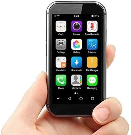Mini Phones 4G Mobile phone SOYES XS, 2GB+16GB/3GB+32GB, 3.2 inch Smartphone Android 6.0 Quad Core up to 1.3GHz, Dual SIM, Bluetooth, WiFi, GPS, Support Google Play (16GB, BLACK)
