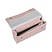 BUBM PU Leather Portable Travel Bag for Dyson Supersonic HD01 Hair Dryer,Fashion Zipper Moistureproof Anti-scratch Dustproof Shockproof Protection Organizer Travel Storage Case (Pink)