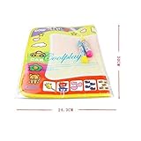 LandFox Aqua Doodle Children Drawing Toys Mat Magic Pen Educational Toy,1 Mat+ 2 Pen