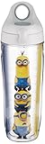 Tervis 1186997 Minions Stack Tumbler Water Bottle, 24 oz, Clear