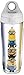 Tervis 1186997 Minions Stack Tumbler Water Bottle, 24 oz, Clear