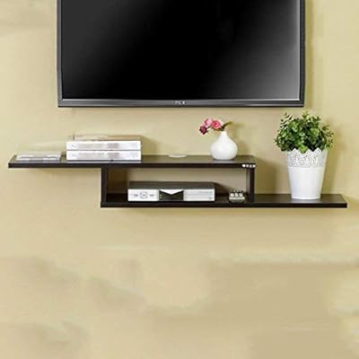 Giow Wooden Wall Shelf Tv Stand Decorative Wall Decoration Wall