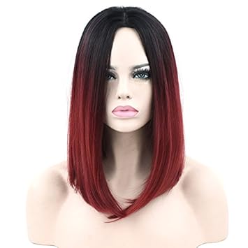 Buy Soowee 10 Colors Synthetic Hair Short Bob Cosplay Wig Black To