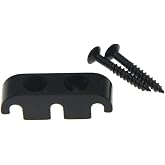 Dopro Bass String Tree Bass String Retainer with Mouting Screws Black