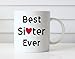 MAUAG Gifts Mug for Sister, Best Sister Ever Cofee Mug Unique Birthday Gifts Cup White, 11 Oz