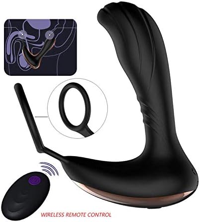 QBNHT Tshirt Phone Vi*Brar*tor Wireless Remote Control Vi*Brar*tor for Men USB Rechargeable Anál Stimulation six Toys Silicone Būtt Plug with Ring,six Ví-bratórs Women Big Vībra'tions Isolator Design