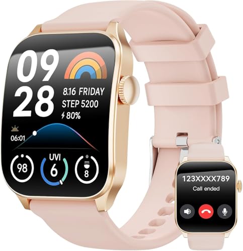 Smartwatch Uomo Donna con Effettua/Risposta Chiamate,1,91" schermo Curvo HD Orologio Fitness con Sonno/Cardiofrequenzimetro,110+ Sportive Tracker Attività,Impermeabile IP67 Smartwatch per iOS Android
