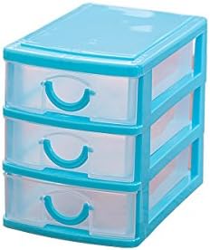 RebornGirl Plastic Parts Drawers Storage Box Layer Jewelry Storage Desktop Drawer Cabinet Plastic storage 2 layer 3 layer