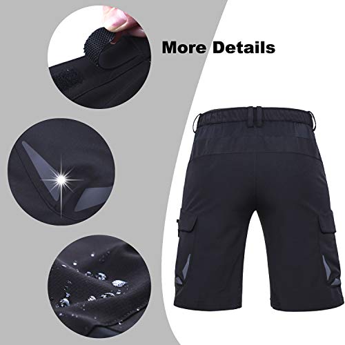 Ally Mens Mountain Bike Shorts MTB Shorts Bicycle Baggy Cycling Bike