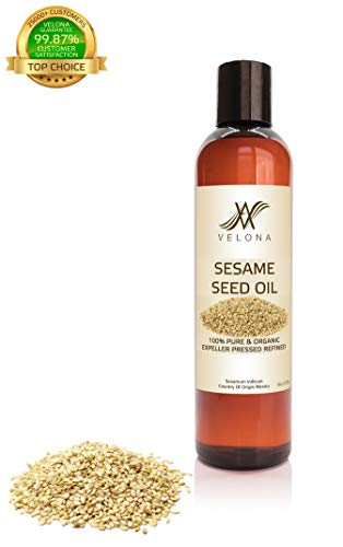image for 100% Organic Sesame Oil | for Skin, Body & Hair Care and Cooking | Siz