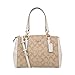 Coach F58290 Signature PVC Mini Christie Carryall Satchel Light Khaki/Chalk