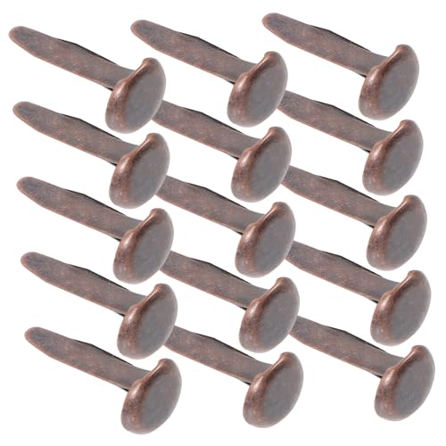 50Pcs Metal Brads Fasteners for DIY Crafts Fasteners for Scrapbooking Durable Mini Brads for Art Projects Crafting Supplies