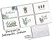 Blank Watercolor Thank You Cards: 36 Assorted Boxed Pack - Succulent Floral Green & Black & White Card Designs: Bulk Note Box for Graduation, Wedding, Bridal Party, Baby Shower, Men & Women Sympathy