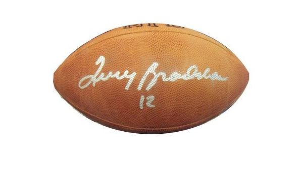 terry bradshaw signed football