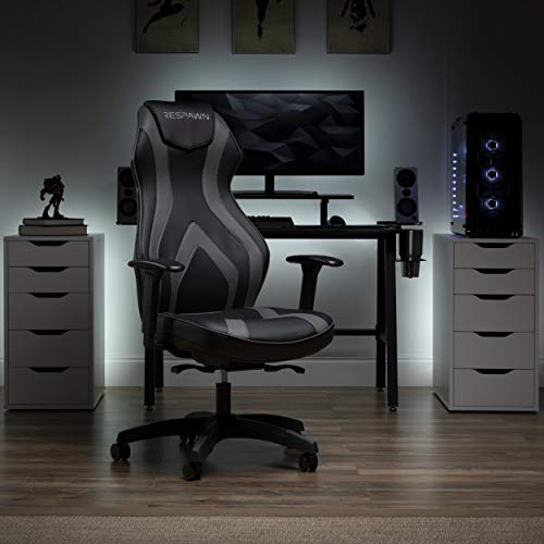 RESPAWN Sidewinder Gaming Chair, PU Leather, Graphite Gray Pricepulse