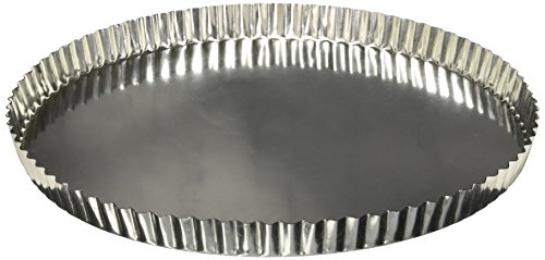 Click Here to See More Images Matfer Bourgeat 341779 Fluted Tart Mold with Removable Bottom