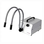 Amscope-HL150-AY-150W-Fiber-Optic-Dual-Gooseneck-Microscope-Light-Illuminator