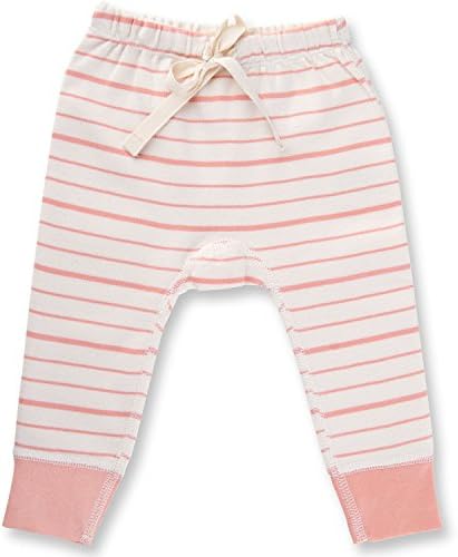 Sapling Organic Pants Peach French Stripe 1yr