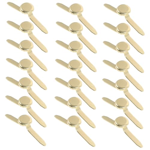 Gadpiparty 100pcs Round Metal Brads for Scrapbooking and DIY Crafts for Card Making Paper Projects and Creative Activities for Craft Enthusiasts