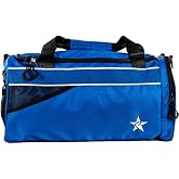 Royal Blue Rebel Athletic Retro Duffle Bag