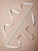 Remedios Crystal Embellished Satin Sash Style Bridal Wedding Belt for Party,ivory