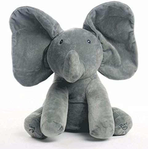 Elephant Peek A Boo Animated Flappy Plush Toys