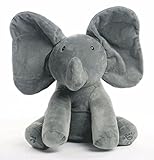 Elephant Peek A Boo Animated Flappy Plush Toys