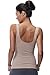 Franato Women's Tummy Control Shapewear Tank Tops Cami Underwire Cups Seamless Body Shaper