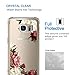 Iessvi Samsung Galaxy S7 Case with Flowers, Girl Floral Pattern Clear TPU Soft Slim Phone case for Samsung Galaxy S7 (3)