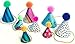 8 Mini Party Hats for Animal or Dinosaur Figures - Assorted