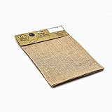 6-sheets Burlap Crafts Sheets 100% Natural Jute Fiber 8 1/2
