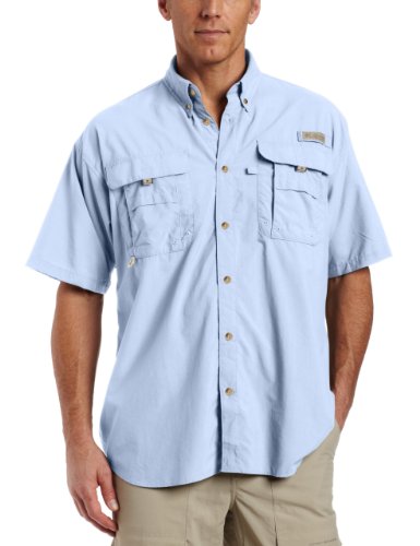Columbia Men's Bahama II Short Sleeve Shirt,SAIL,2X