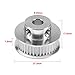 uxcell Aluminum 40 Teeth 6.35mm Bore 2mm Pitch Timing Belt Pulley