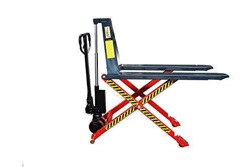 Pake Handling Tools - Manual High Lift Pallet Jack, 3300lbs Capacity