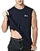 EZRUN Men's Sleeveless Shirt Quick Dry Workout Swim Shirt Gym Muscle Athletic Beach Tank Top