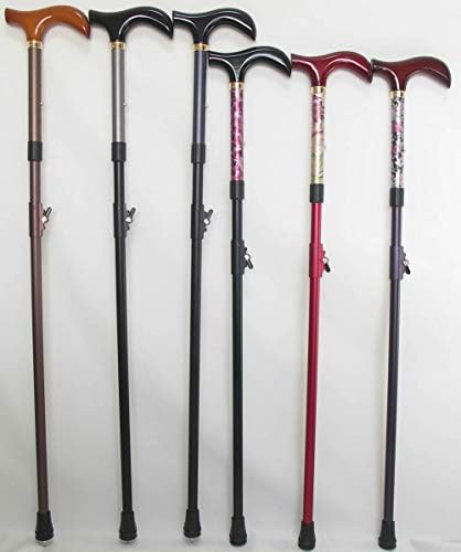 雪上等の歩行 アイスピック収納 アイスピック内蔵 杖 ワンタッチ ステッキ 安全歩行 アイスピックステッキ 市松柄シルバー 画像左より２番目 ｌタイプ アイスピック内蔵型 ブラック 伸縮式ピンステッキ 正規取扱店