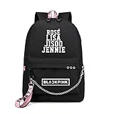 Rainlemon Kpop Blackpink Backpack Lisa Rose JISOO Jennie Shouler Bag Messenger Bag