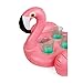 SunnyLife Women's Inflatable Flamingo Drink Holder, Pink, One Size