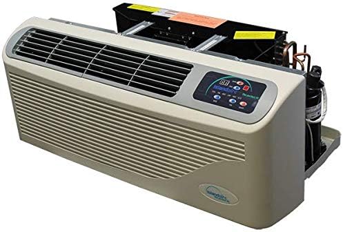 Islandaire EZ Series 42 Packaged Terminal Air Conditioner, 15000 BTU Nominal Cooling with Heat Pump, 230v 30 amp, Dual Stage 5.0Kw Electric Heat, Unit Mounted Electronic Controls